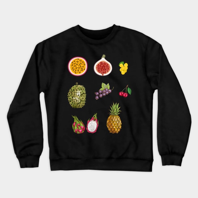 Pack of Fruits | Mix of Fruits Crewneck Sweatshirt by gronly